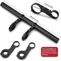 20/30cm Bicycle Handlebar Extension Bracket Road Mountain Bike Frame Adjustable Extension Device for Cycling Comfort and Control