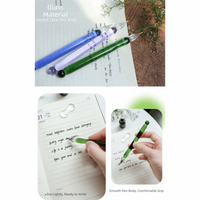 Back To School Transparent Glass Dip Pen Signature Reusable Dipping Pen Colorful Calligraphy Glass Fountain Pen Art Painting