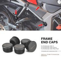 For Ducati Multistrada 1200 S Enduro Pikes Peak Frame End Caps Frame Hole Filling Decorative Multistrada 1200S 2015- Accessories