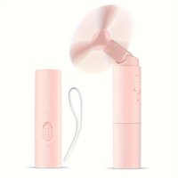 Portable mini fan, USB charging small fan, foldable outdoor portable fan, suitable for office, travel, camping, and outdoor use