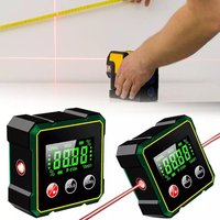 Magnetic Digital Inclinometer Finder with Electronic Laser 2 in 1 Laser Level Box Type-C Charging Angle Laser Goniometer