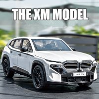 1:24 The XM SUV Alloy Sports Car Model Diecast Metal Toy Car Vehicles Model Simulation Sound and Light Collection Childrens Gift