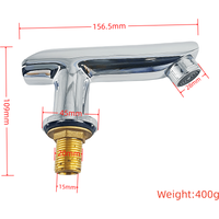 Fashion Design 7-Shape Waterfall Bathtub Faucet Brass Zinc 1/2" Bathroom Shower Basin Hot Tub Water Draw-off Tap for Home Use