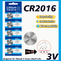 CR2016 3V 70mAh Lithium Button Batteries For Watch Car Key Hundreds Of Other Electronic Products CR 2016 Coin Cell Battery