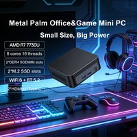 Cheap Mini PC AMD Ryzen 7 7730U 5825U 5800U R5 7530U 5600U CPU DDR4 Offer Powerful Compact Computing For Home Office Or Gaming