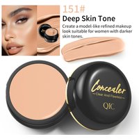 Waterproof Full Coverage Concealer Natural Finish Foundation Moisturizing Palette Cream Lasting Brighten Powerful Concealer