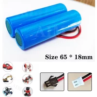 3.7V 3500mah Battery 18650 For C2 D828 RC Stunt Dump Car Toy Accessory Li-ion with SM-2P Plug