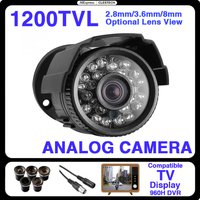 1200TVL HD CVBS Analog CCTV Camera Compatible TV Mini Outdoor IP66 Waterproof with Night Vision IR-CUT Audio Simple Quick Setup