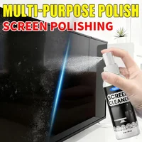 59/99ml Screen Cleaner Kit With Polishing Cloth Oil Stain Remover Spray For MacBook iPad iPhone Laptop Monitor & TV Screen 1pc