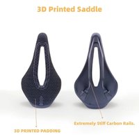 MTB Road Racing Bike Cycling Seat Ultralight Full Carbon 3D Printed Saddle Hollow Comfortable Bike Cycling Seat Bicycle Cushion