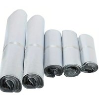 100 Pcs White Shipping Bags Opaque PE Plastic Express Envelope Storage White Color Mailing Bags Self Adhesive Seal Courier Bag