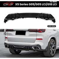 Prawdziwy dyfuzor tylny z włókna węglowego, dokładka zderzaka, splitter do BMW X5 G05/G05 LCI/G18 LCI, styl MP, 2019-2024