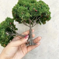 DIY Landscape Craft Accessory Miniature Fruit Tree Realistic Simulation Plant Sand Table Dollhouse Scene Decoration Ornament