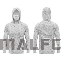 MALFC Fishing Apparel Men Hood Fishing Shirt long sleeve fishing t shirt uv protection