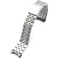 Stainless Steel Bracelet Vintage Jubilee Curved End Replacement Strap Fits Tudor TUDO Series Watches13MM17MM 19mm 20mm