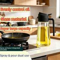 Oil Spray Bottle Olive Oil Dispenser Oil Pourer 2 Pcs Kitchen Cooking Spray for Cooking Plastics Spray for Camping BBQ