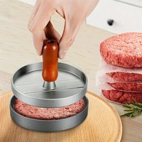 Circular Burger Mold Burger Press Non-stick Meat Pie Machine Home Food Mold Kit Small Tool HamburgerPress Set