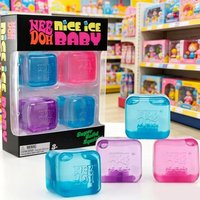 Nuevo juguete sensory Needoh Nice Ice, baby shaped, super sturdy, designed to alleviate anxiety in adults and promote relaxation