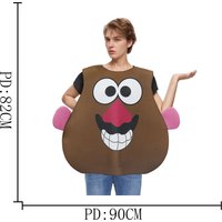 Toy Story Mr. Potato Head Costume Family Outfit Halloween Cosplay Film Potato Head Sponge Suits Stage Performance Fancy Dress Up