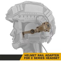 Tactical Helmet Rail Adapter for C Series Tactical Headset OPS CORE ARC/Wendy M-LOK Rail Adapter Helmet Mount