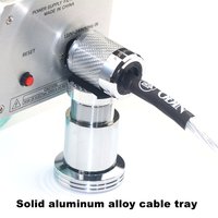 Solid Aluminum alloy adjustable audio power cord bracket protector Cable Tray bracket Wire support shock absorber toe nails