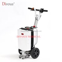 3-Wheel Intelligent Foldable and Portable Electric Lithium Battery Mobility scooter for disabled and elderly