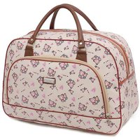 Ladies Large Capacity Fashion Handheld Travel Bag Waterproof Foldable Lightweight Women's Hand Carry Boarding Duffle