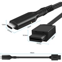 Full HD 1080P WII to HDMI Adapter Converter Wii2HDMI Video Audio Converter Cable for PC HDTV Monitor Display