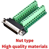 DB25 Breakout Board Connector 25Pin to Terminal Block Adapter High Quality Durable Signal Module with Wide Application