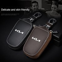 PU Leather Car Remote Key Case Cover Shell Keychain Protector Bag For Kia Rio Ceed Sportage Cerato Soul Sorento Picanto Optima