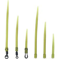 40mm/60mm/85mm Long Anti-tangle Sleeve Hair Rig Fishing Accessories For Carp Swivels Connector Terminal Fishing Tackle 20pcs
