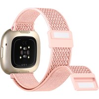 For Fitbit Versa 2/Versa 3/Versa 4/Charge 5 Bands Nylon Elastic Replacement Bands With Megnetic Buckle for Fitbit Charge 6 Strap