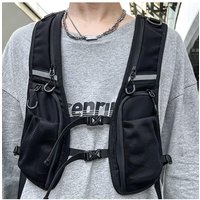 AliExpress NONE Reflective Storage Phone Bag Functional Tactical Vest Lightweight Backpack Vest with Pocket & Extra Storage for Cycling Running