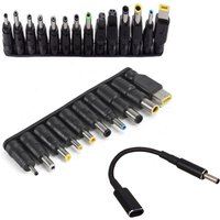 Universal Type C Laptop Power Adapter Connector Plug 10Pcs Tips + 1 Cable USB C To Notebook Charger Jack Cord For Laptops PC Kit