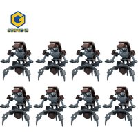 Gobricks Space Wars Moc Destroyer Droid Set Movie Robot Army Weapons Expert Assembling Model Bricks Building Blocks Toys