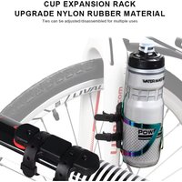 AliExpress NONE Bicycle Water Bottle Mount Adaptor Silicone Gel Bandage Kettle Cage Strap Seatpost Fork Frame Install Holder Adapter