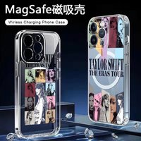 Hot S-Swifts T-Taylors For Magesafe Magnetic Phone Case for iPhone 17 Air 16 15 14 Plus 13 12 11 Pro Max X Xs XR SE Clear Cover