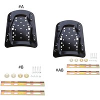 A70F Universal Motorcycle Rear Luggage Tail Top Box Helmet Trunk Bracket Base Plate
