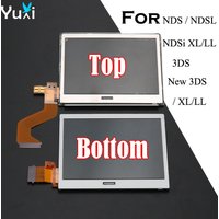 YuXi Top Upper & Bottom Lower LCD Display Screen Replacement for DS Lite For DSL For NDSL For 3DS New 3DS XL LL