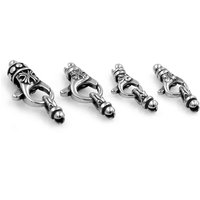 Stainless Steel Vinatge Lobster Clasp End Hook DIY for Beads Bracelet Connectors Jewelry Making Fittings Supplies Wholesale