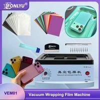FONLYU Mobile Phone Vacuum Envelope Machine Full-Cover Protecting Coating Wrapping Machine for iPhone 17 Pro Max Color Changing