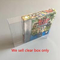High quality Clear transparent box For GBA/GBC/GB US version game card Display plastic PET Collection storage protective box