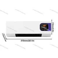 Room Air Conditioners 2000W Wall Mounted Air Conditioners with Remote Control Winter Warmer Small Multifunctional Cooling