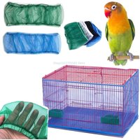 Receptor Seed Guard Nylon Mesh Bird Parrot Cover Soft Easy Cleaning Nylon Airy Fabric Mesh Bird Cage Cover Seed Catcher Guard