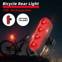 Bicycle Tail Light, Mountain Bike Light, USB Charging Light, Bicycle Tail Light, Night Riding Equipment