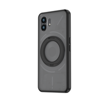 Translucent Shockproof Armor Magnetic Case For Nothing Phone 1 2 360° Rotating Bracket TPU Frame Plastic Matte Cover Fundas