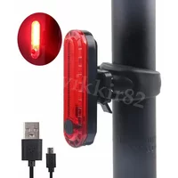 Waterproof Bike Night Riding Light Taillight for LED Tail Light Cycling Acces for USB Charging Safety Warning Bicycle Rear Light