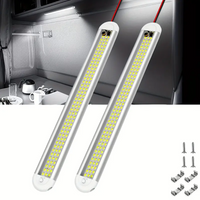 10W 12V 24V LED Interior Light Bar With Switch 120LEDs Car Reading For RVs Van Trucks Campers Boats Caravans Interior Work Light