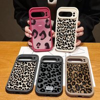 Trendy Retro Leopard Print Soft Silicone Phone Case Case for Google Pixel 10 Pro 9A 8A 10 9 8 Pro XL 7A Matte Shockproof Cover