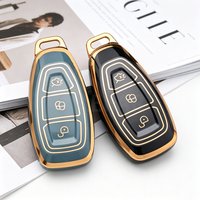 3 Buttons TPU Car Key Case Cover for Ford Focus 2 3 C-Max S-Max Fiesta Mondeo Kuga Ecosport Ranger Escape Galaxy Auto Shell Fob